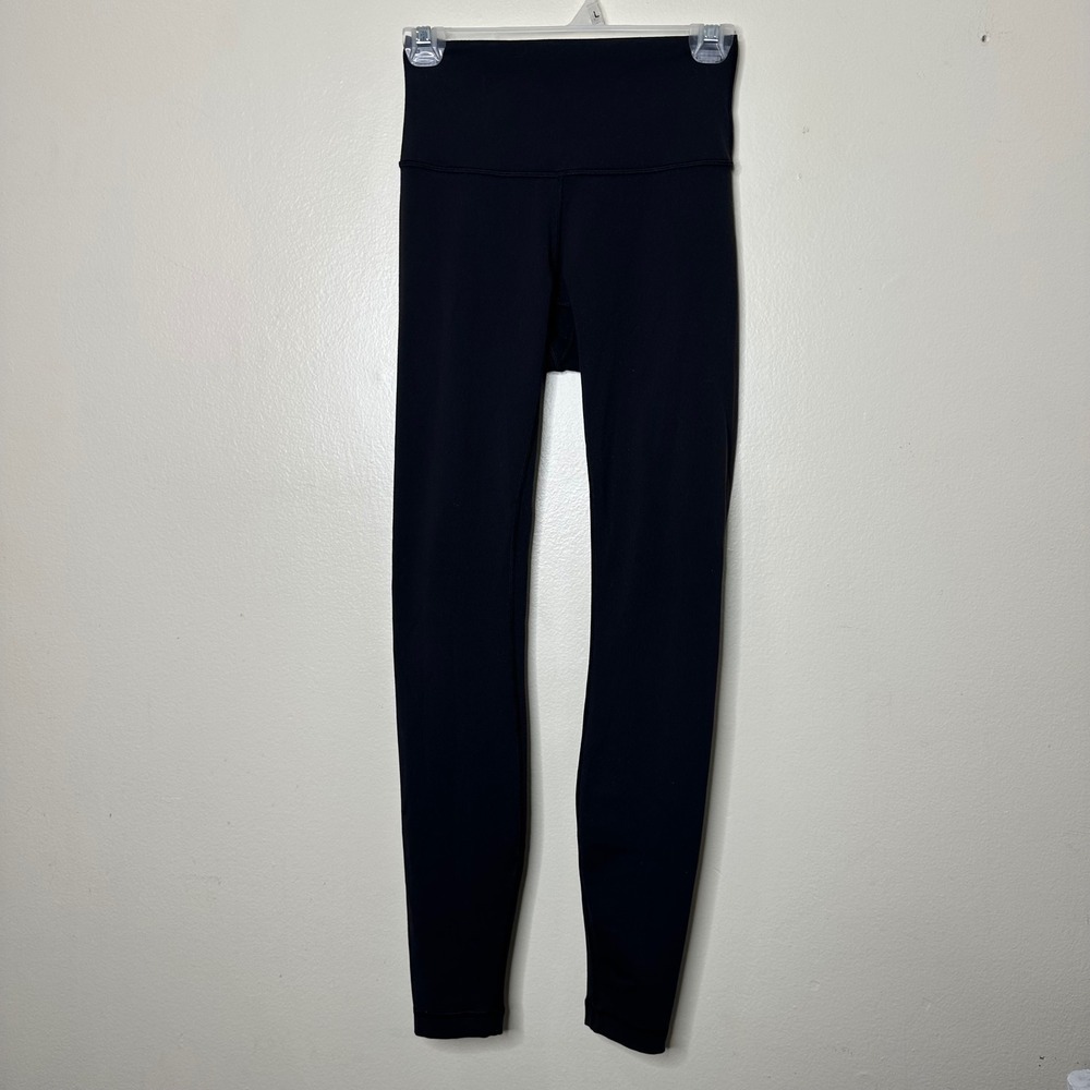 Lululemon Wunder Under High Rise Tight Luon Black 28" Inseam size 4